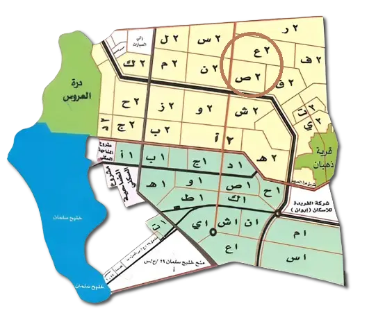 تحديد حي اليسر في خريطة جوهرة العروس